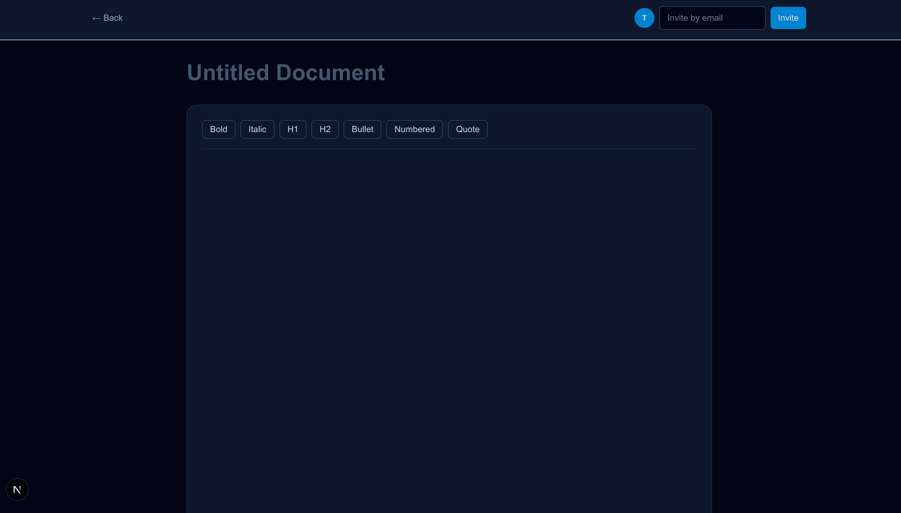 Real-time Collaboration App